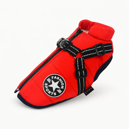 TassVarm™ – Varm hundjacka med sele