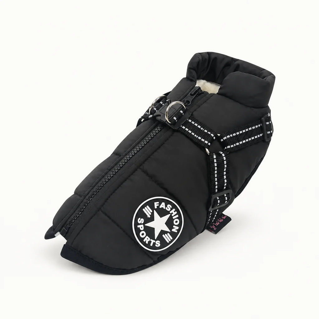 TassVarm™ – Varm hundjacka med sele